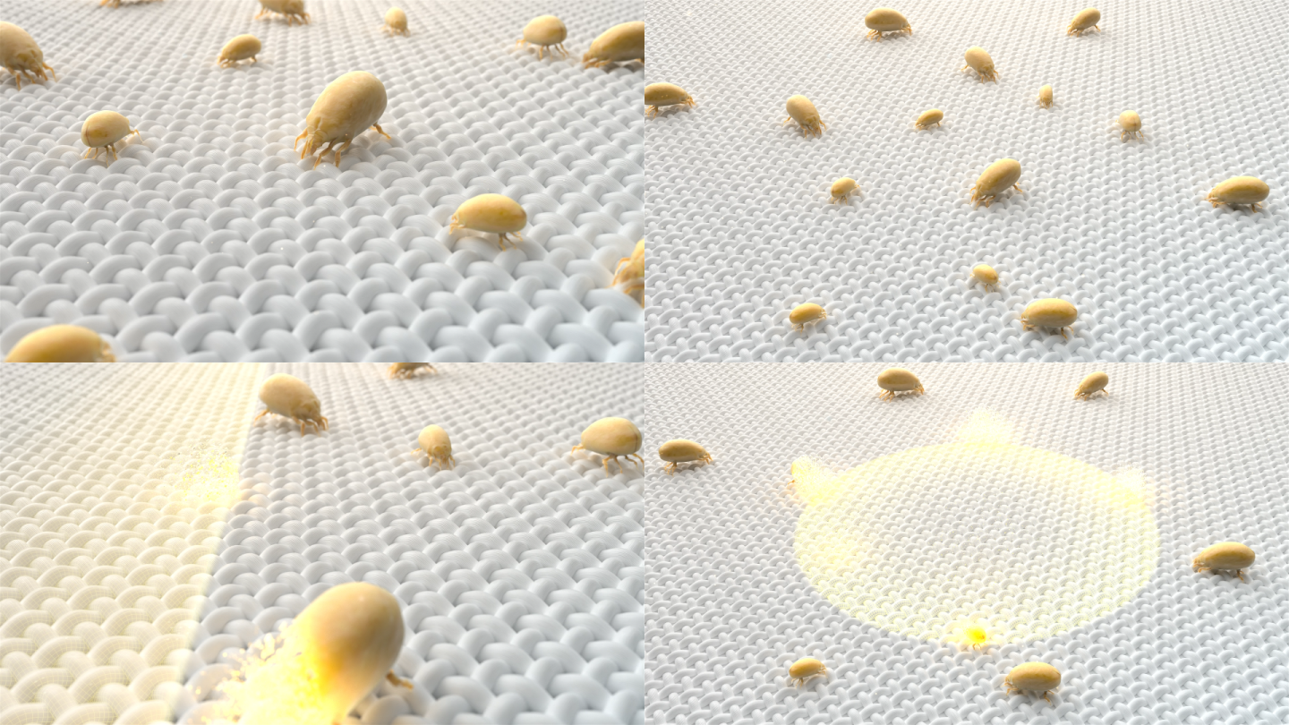 除螨三维动画C4D+AE工程