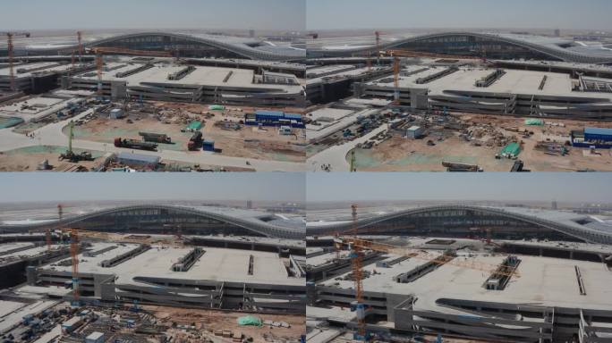 内蒙古呼和浩特和林格尔建设中的新机场