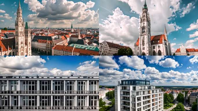 德国慕尼黑城市风光