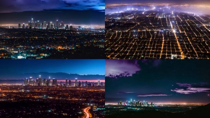 美国洛杉矶夜景