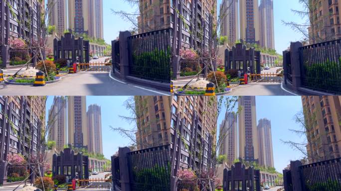 小区大门保安室