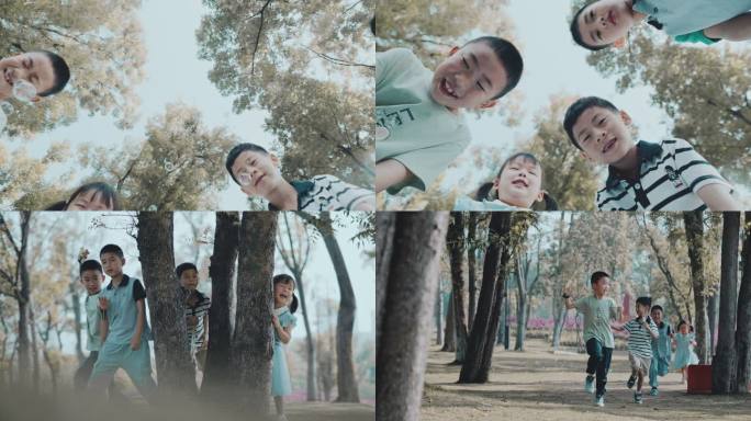 90年代复古 公园玩耍 童年 儿童嬉戏