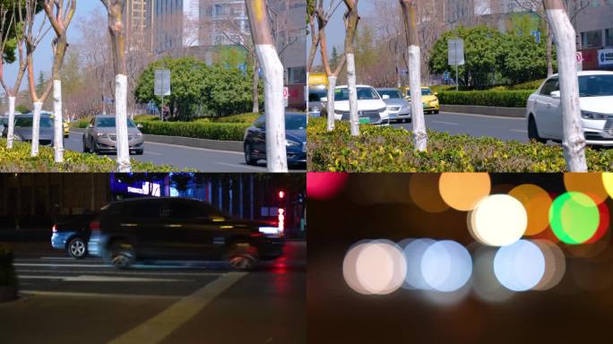 南京城市马路汽车车辆车流视频素材9