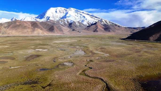 【4k】新疆帕米尔高原喀什地区地貌航拍
