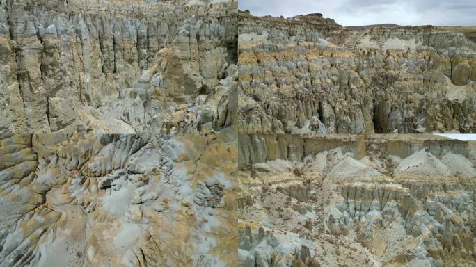 札达土林霞义沟航拍