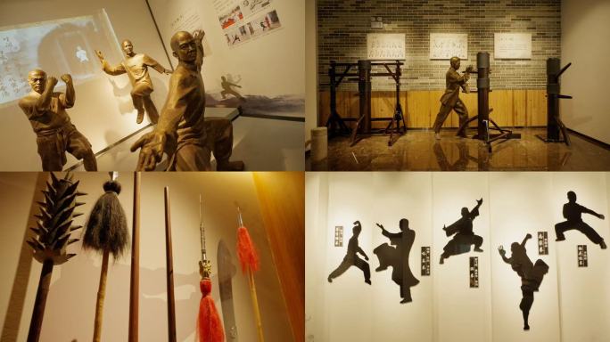 佛山功夫武术 咏春拳 木人桩 兵器