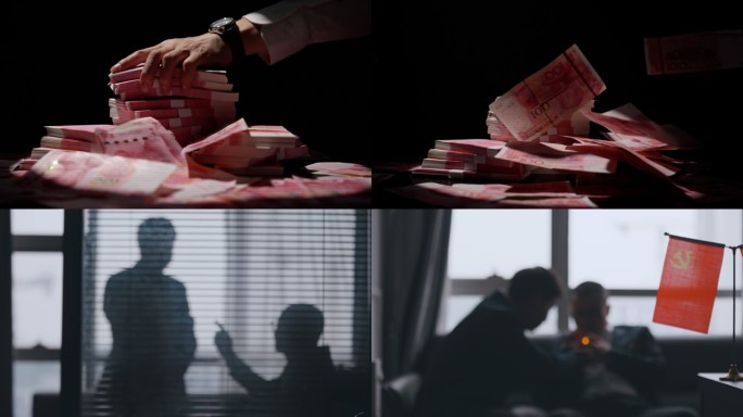 行贿 警示教育 反腐视频素材