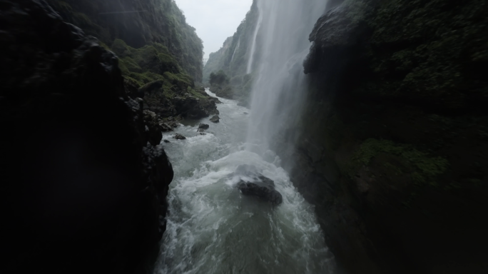 马岭河大峡谷瀑布fpv穿越机航拍贵州兴义