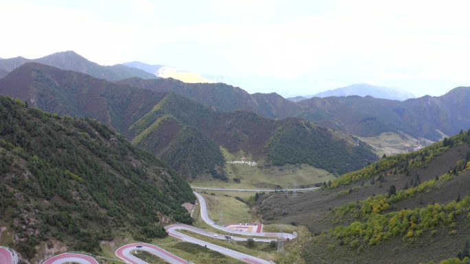 十二盘公路 移动延时