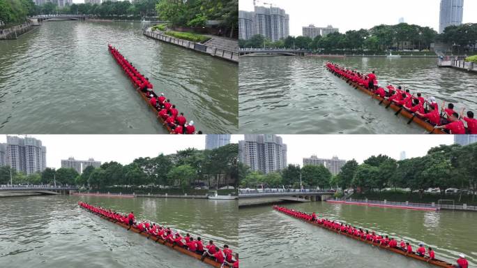 中国广东省广州车陂龙舟邀请赛