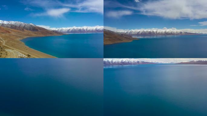 湖水雪山 雪山美景 西藏阿里 西藏拉萨