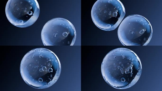 水分子融合3D渲染