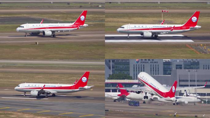 四川航空A320客机 起飞滑跑全过程