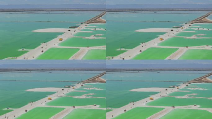 察尔汗盐湖航拍