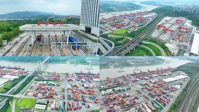可商用】陆海新通道重庆果园港　集装箱码头