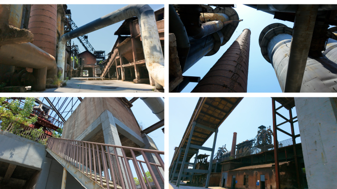 老旧厂房 老国营钢铁厂