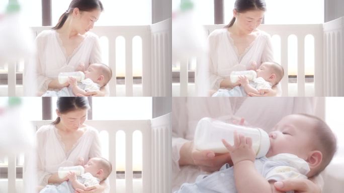 妈妈给宝宝喂奶