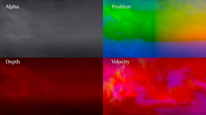 2K环境烟雾素材带各种通道