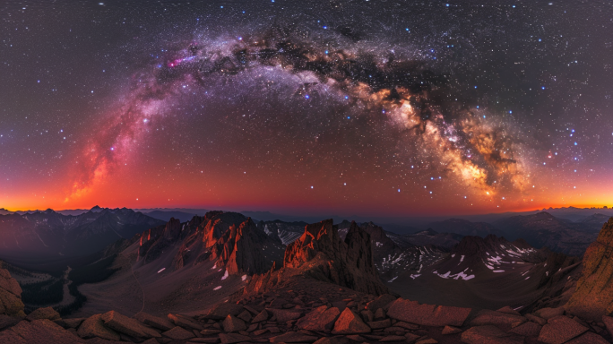 旅游景观-壮丽星空延时摄影合集