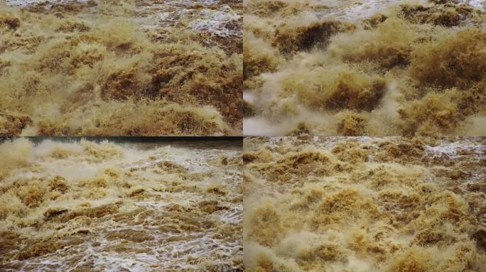 汹涌洪水山洪爆发