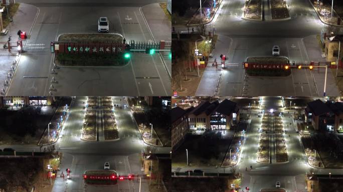 曹妃甸职业技术学院夜景