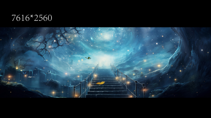 梦幻森林舞台背景