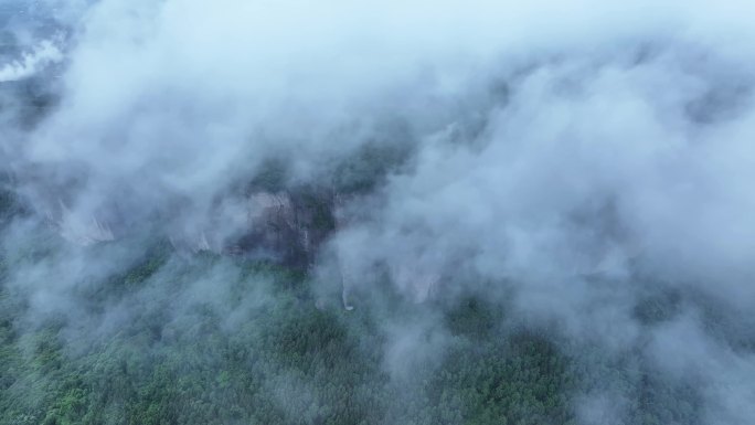 大山美景 大山云海 四川大山 广元的山