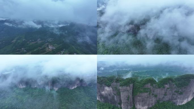 大山美景 大山云海 四川大山 广元的山