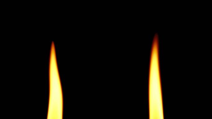 蜡烛火微距烛光蜡烛火苗希望之火火焰火燃烧
