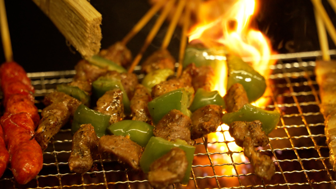 户外烧烤食材露营