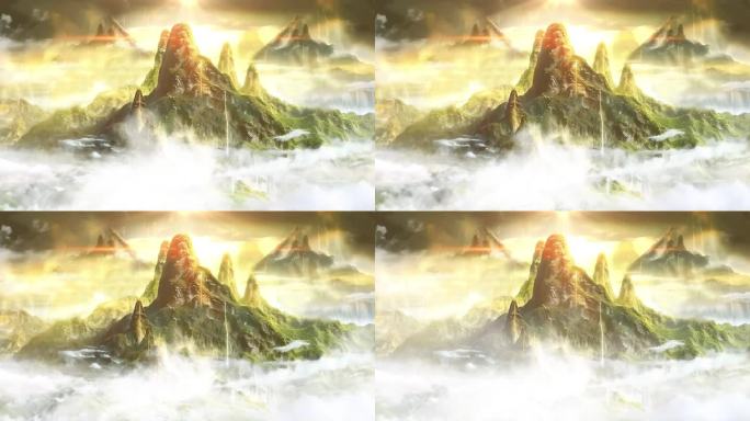 西游记 舞台剧 五指山 五行山 光芒四射
