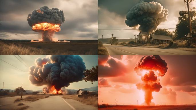 战争 爆炸 核武器 氢弹 原子弹 蘑菇云