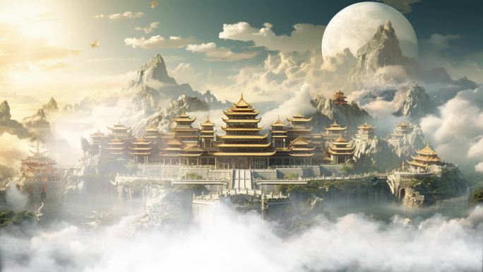 西游记 天宫 天庭 神话 云层