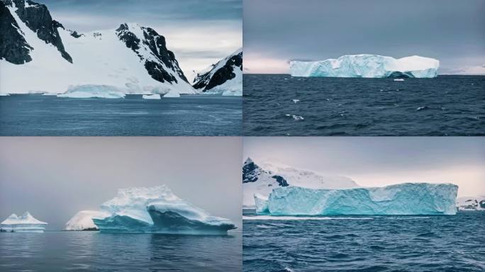 南极冰川冰天雪地冰山北极风光合集