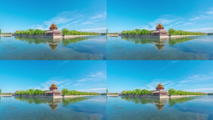2024北京中轴线 故宫角楼风光延时