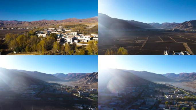 贫困县 区块田 成片农田 秋后翻土 种地