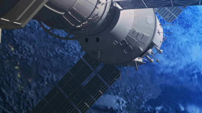 宽屏超宽屏宇航员航天员地球登月空间站对接