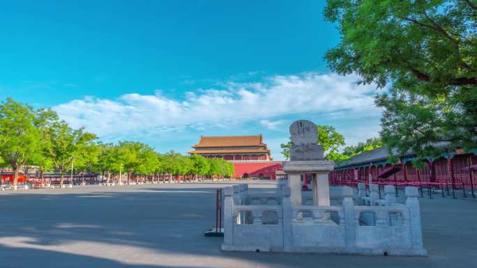 2024北京中轴线故宫博物院午门风光延时