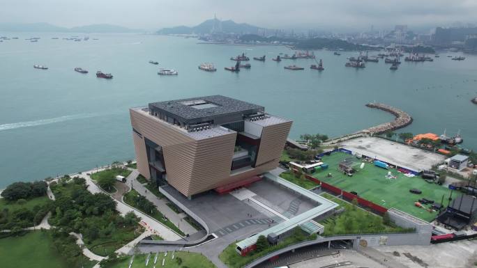 香港故宫文化博物馆航拍