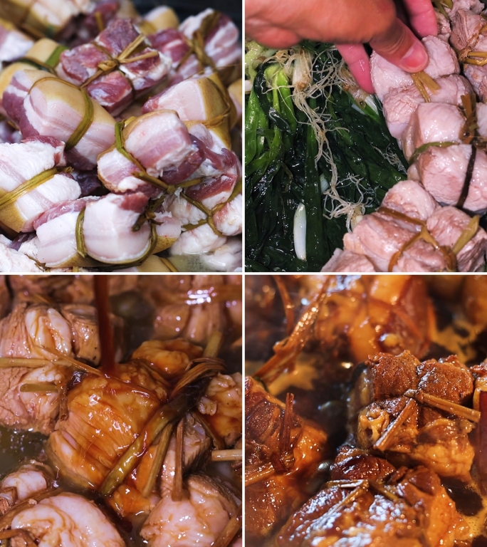 东坡肉制作过程竖版