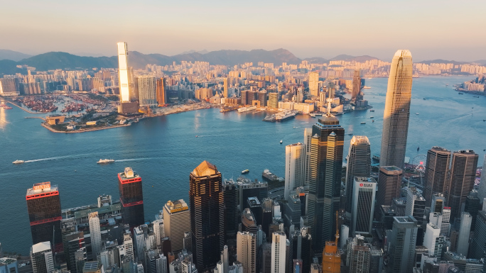 香港航拍宣传片素材