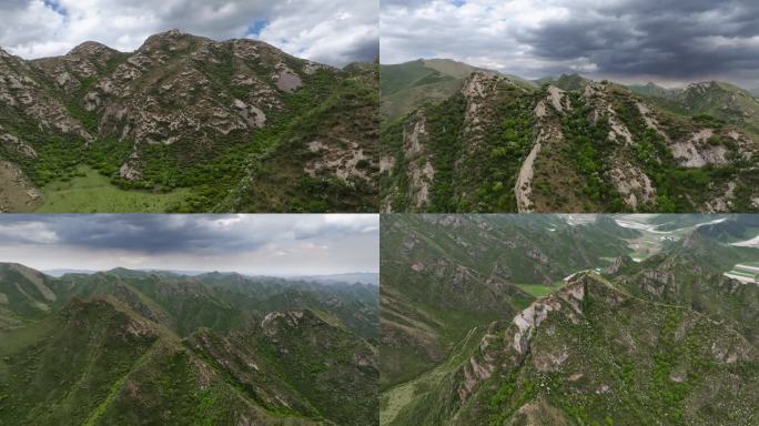 兰州市永登县骆驼场风光航拍