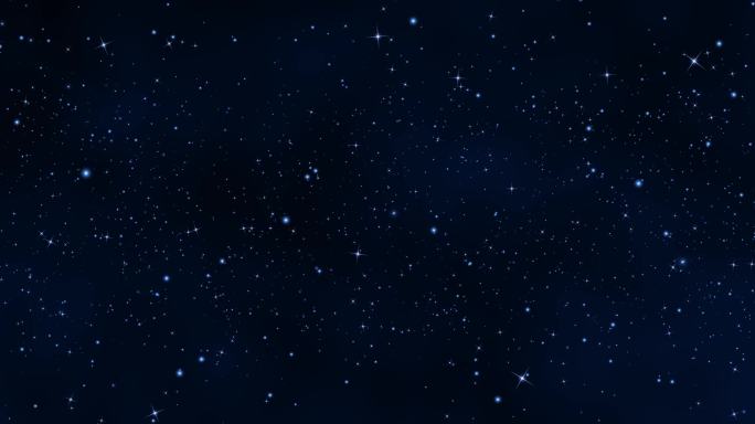 8K蓝色星空冲屏浪漫星空背景无缝循环