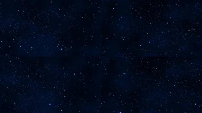 8K蓝色星空冲屏浪漫星空背景无缝循环