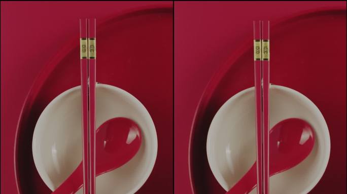 中式结婚摆放喜碗喜筷【竖屏】