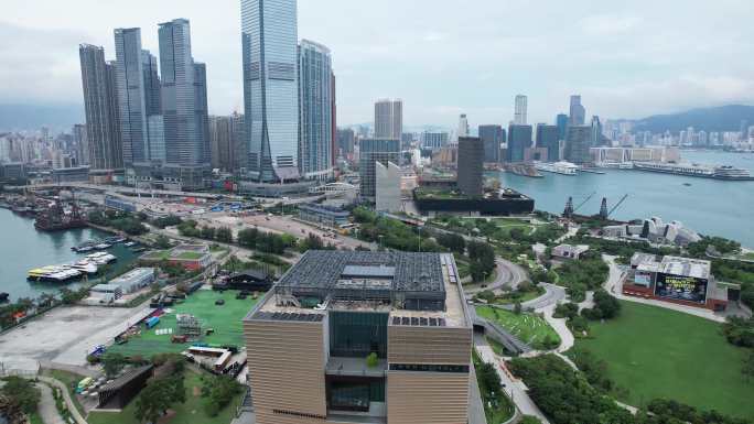 香港西九文化区航拍