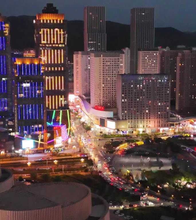 西宁唐道夜景视频