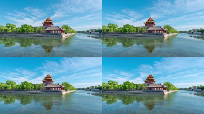 2024北京中轴线 故宫角楼风光延时