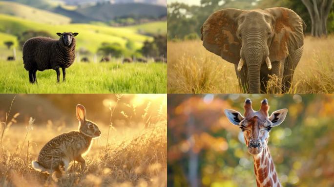 野生动物的自然栖息地与生活