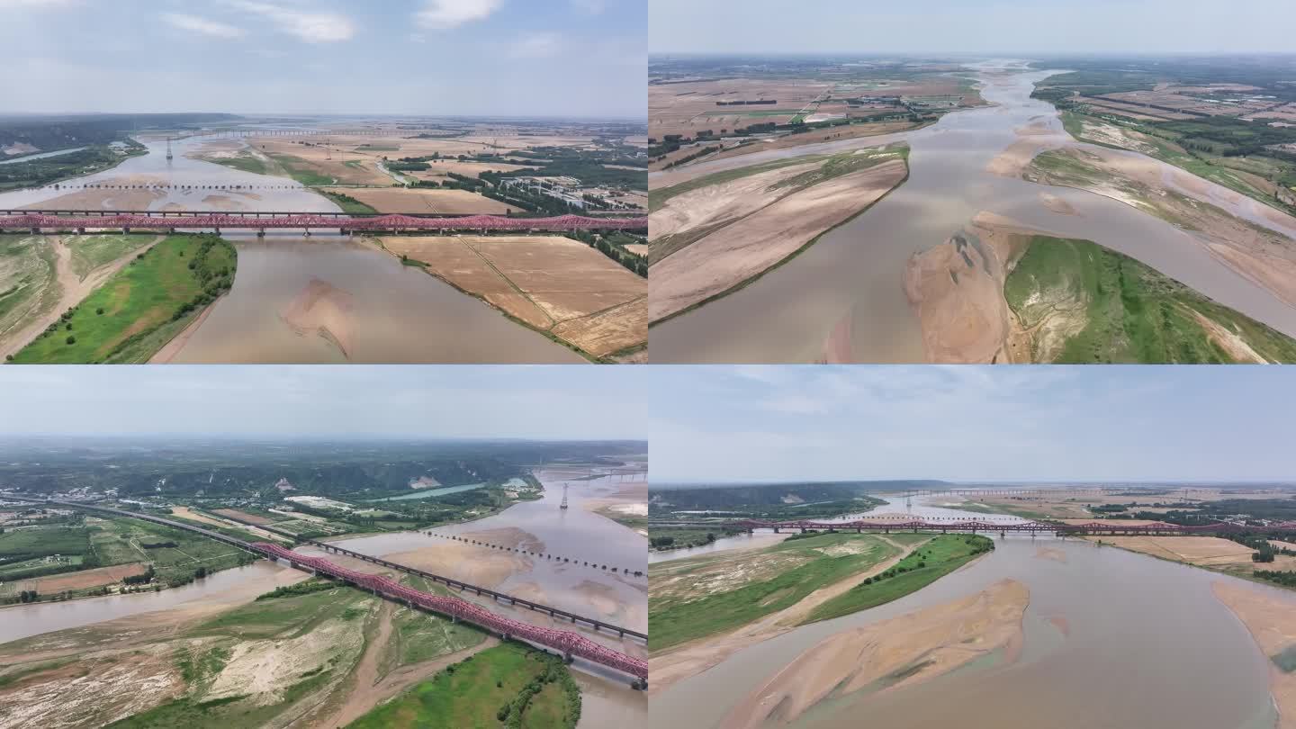 郑州段黄河桥流域延时